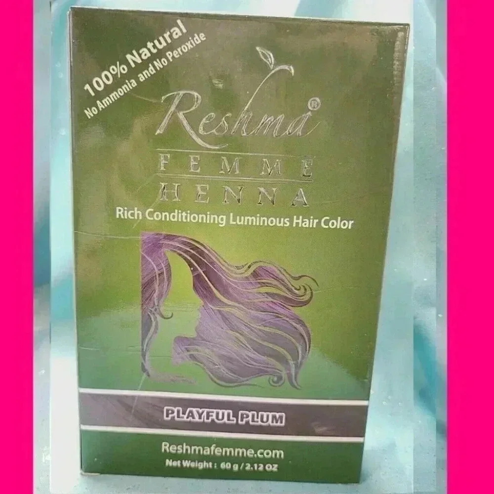 Reshma Femme HENNA Natural Hair Color Dye PURPLE